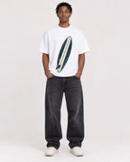 Mockup Boxy Heavyweight Tee White male full-body 05