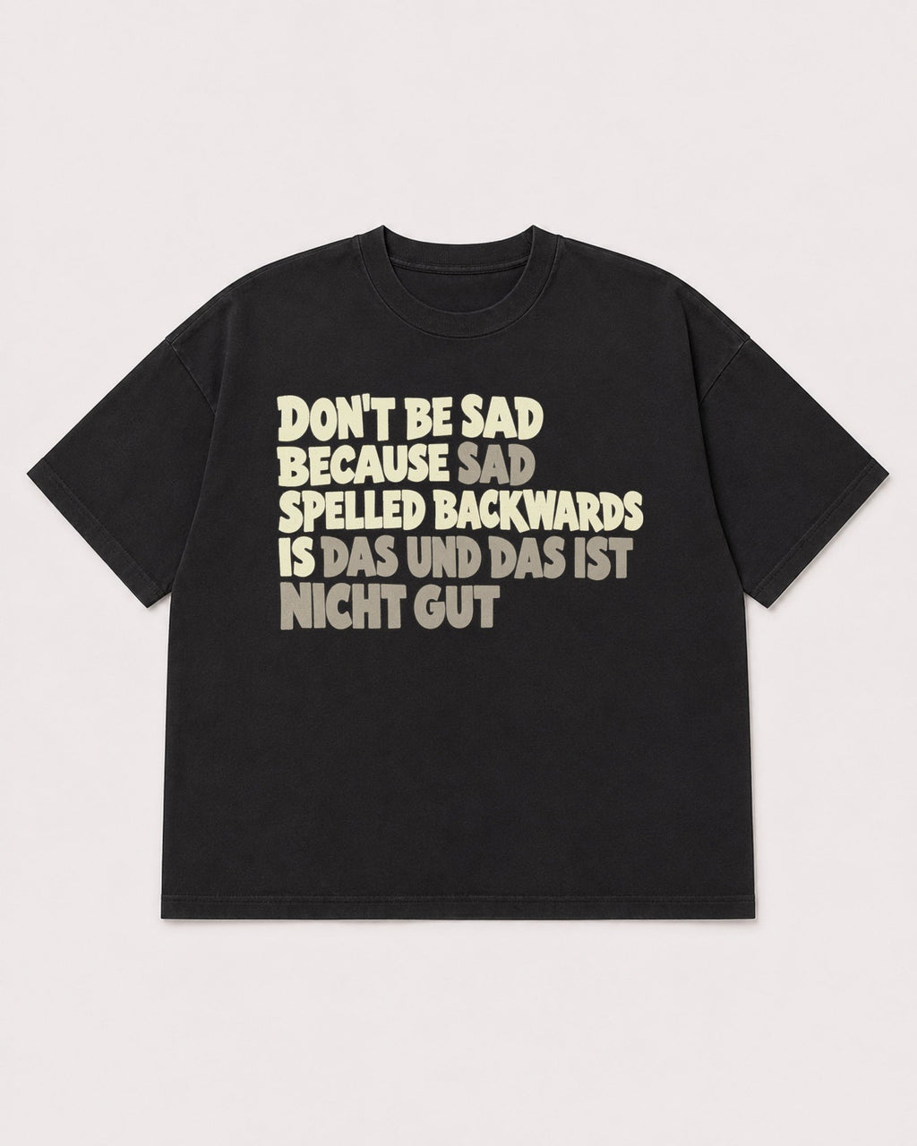 Mockup Boxy Heavyweight Tee Black product