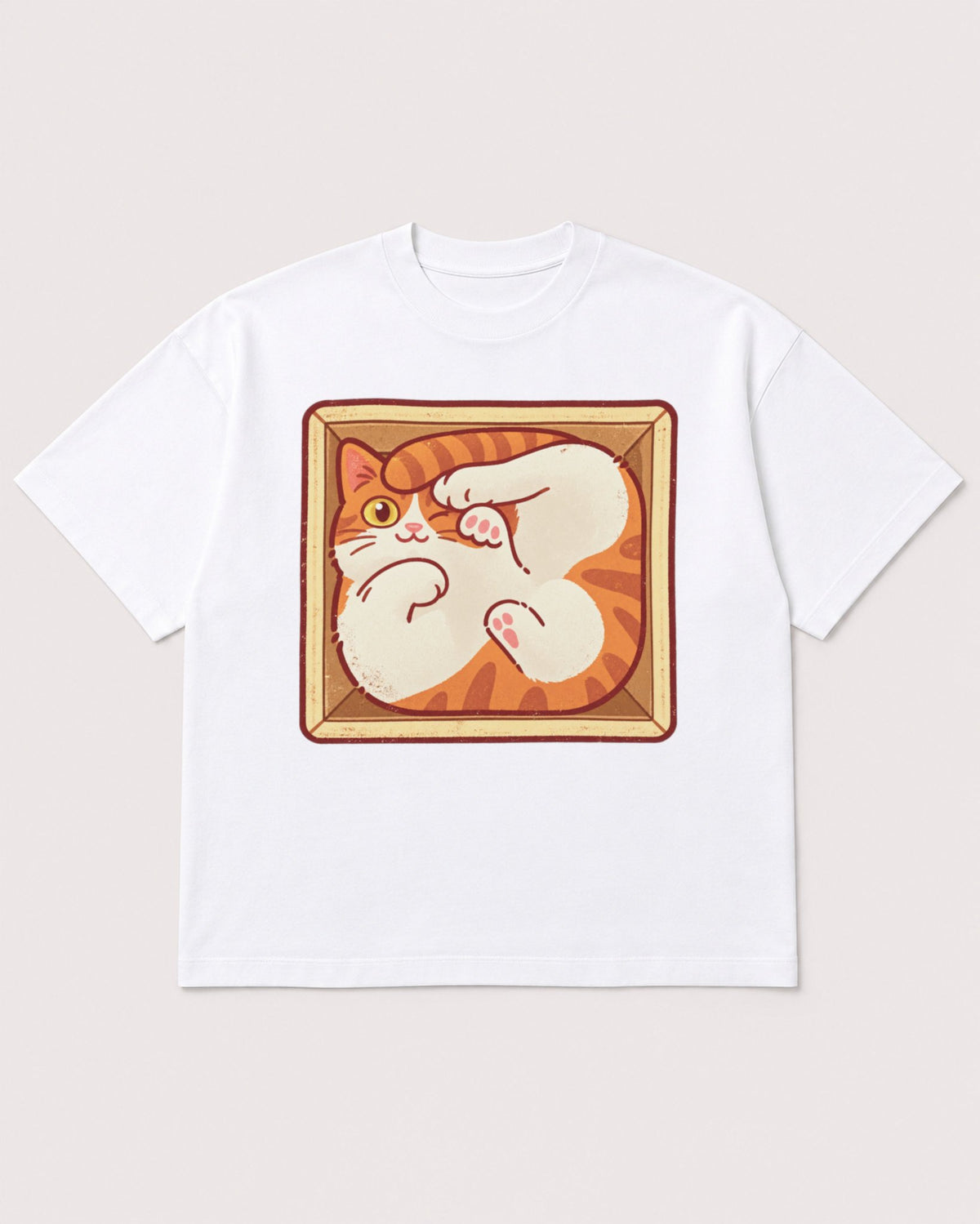 Mockup Boxy Heavyweight Tee White product