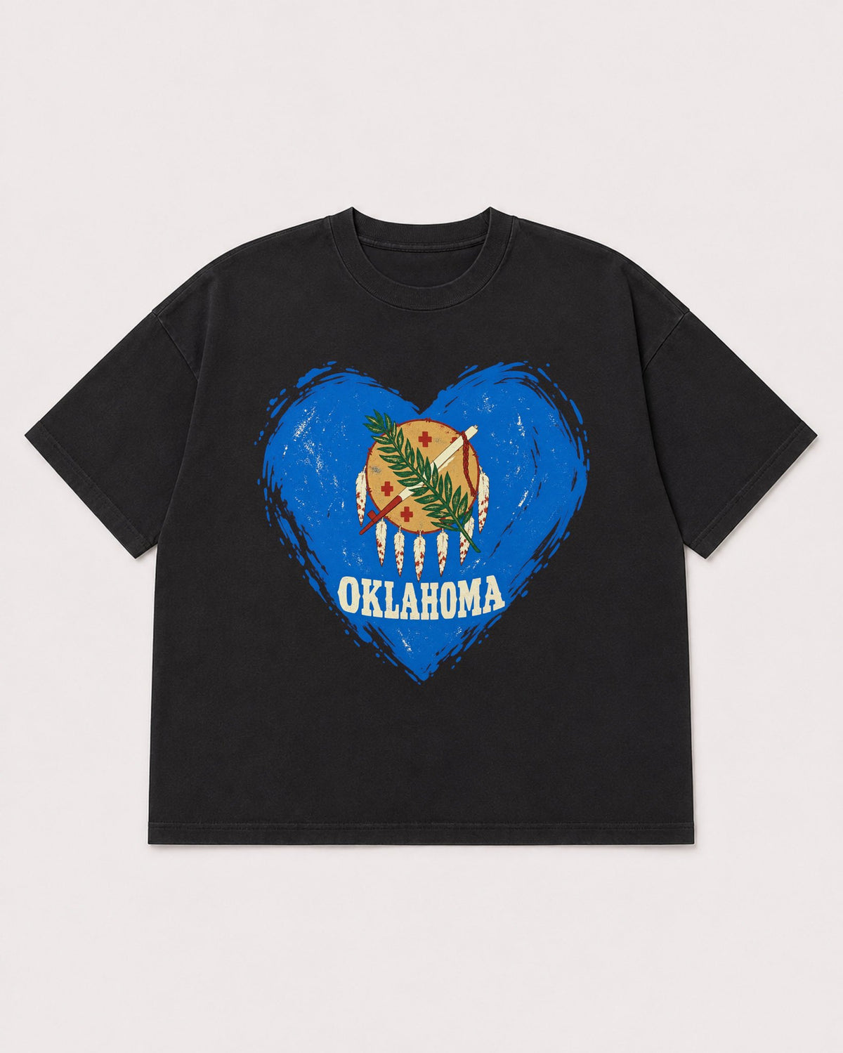 Mockup Boxy Heavyweight Tee Black product