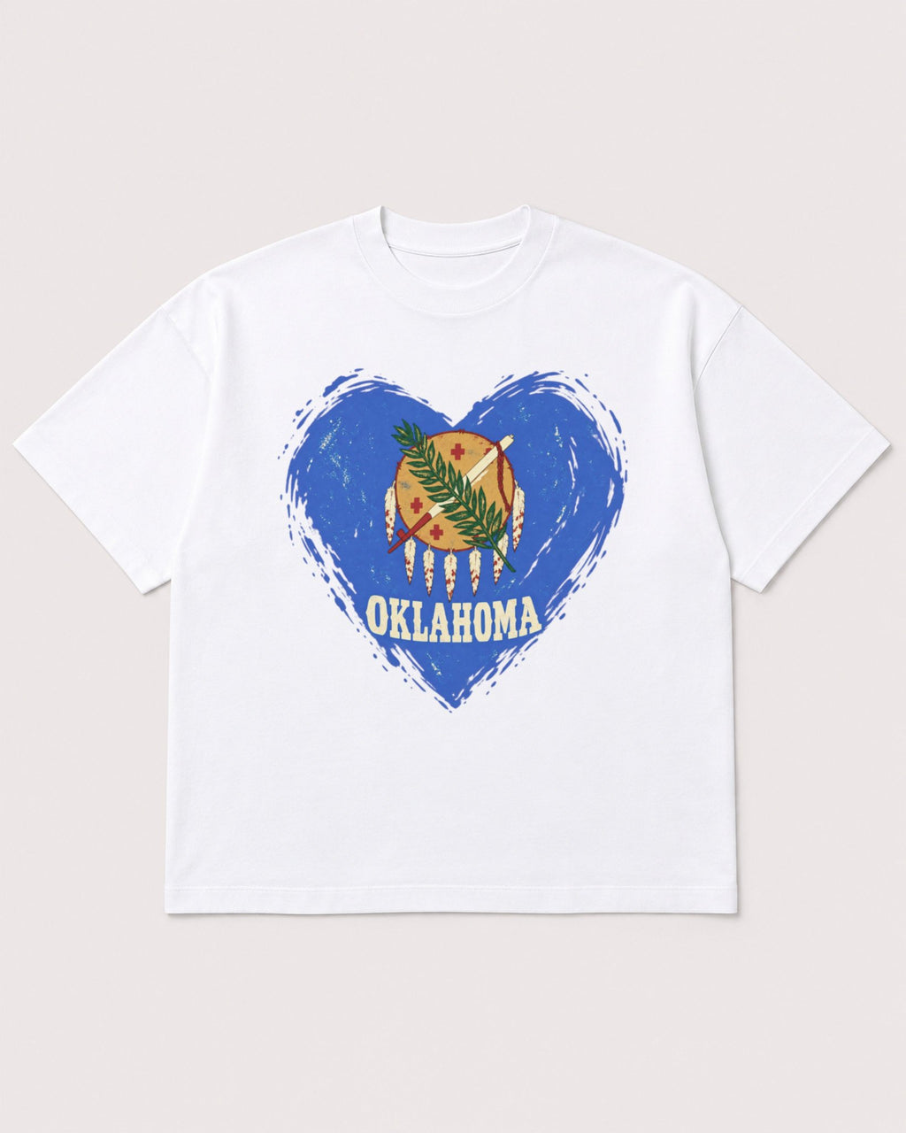 Mockup Boxy Heavyweight Tee White product