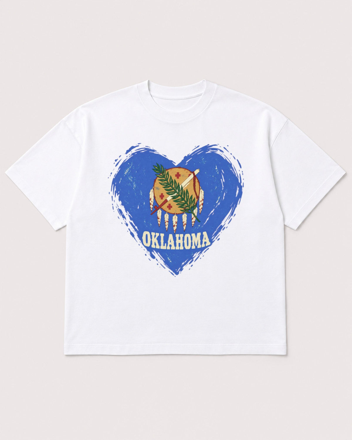 Mockup Boxy Heavyweight Tee White product