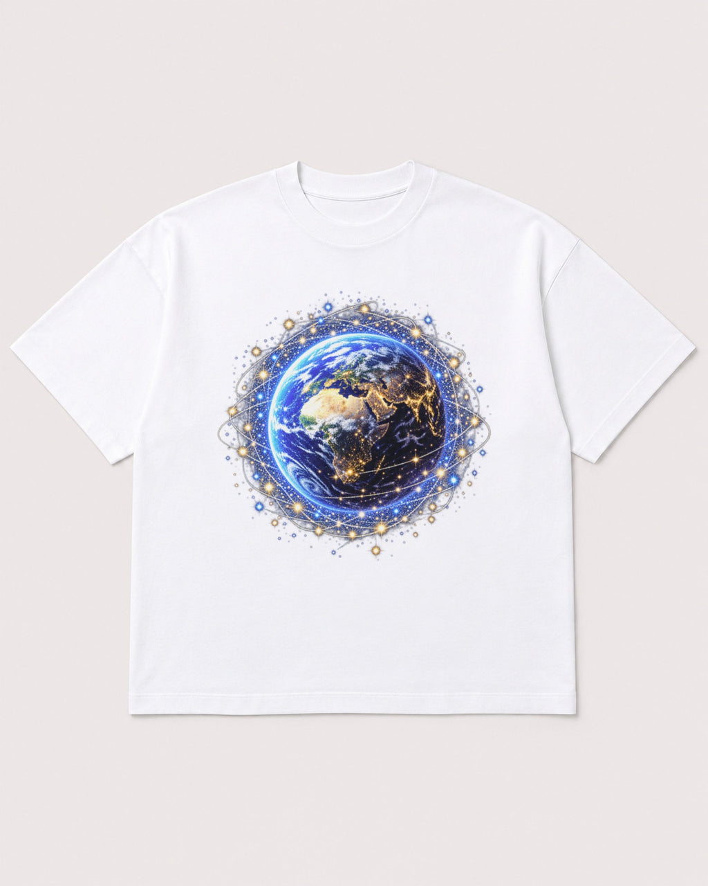 Mockup Boxy Heavyweight Tee White product
