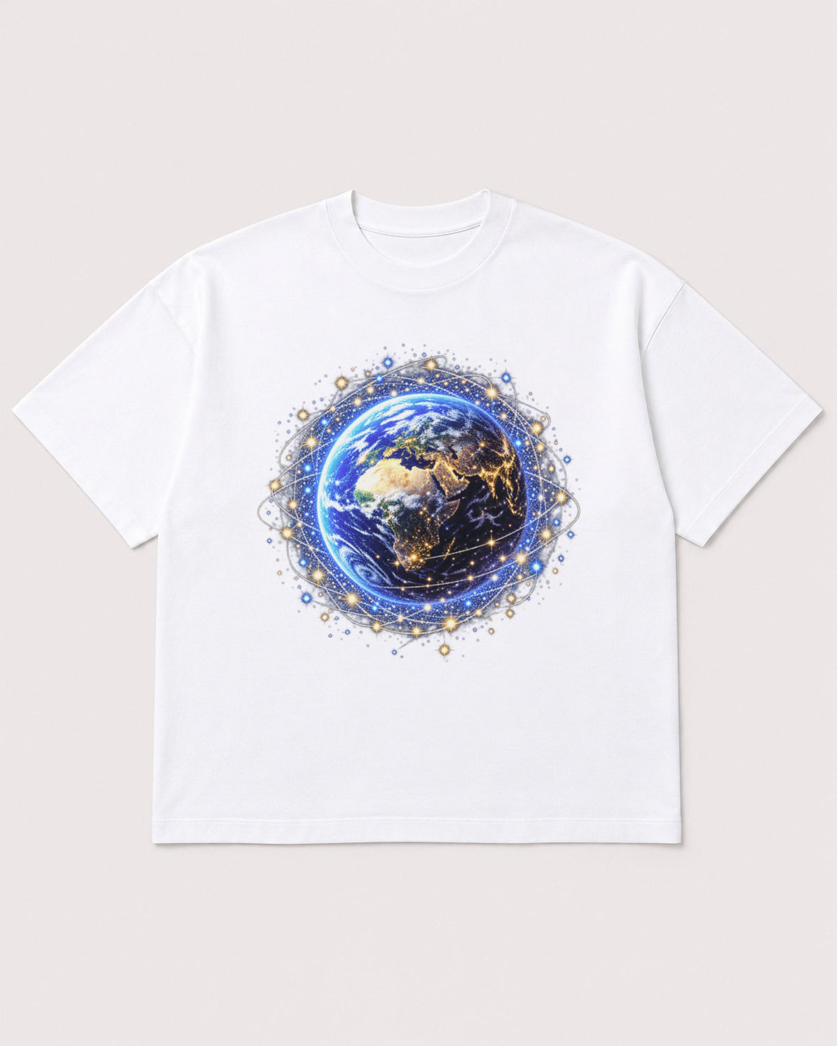 Mockup Boxy Heavyweight Tee White product