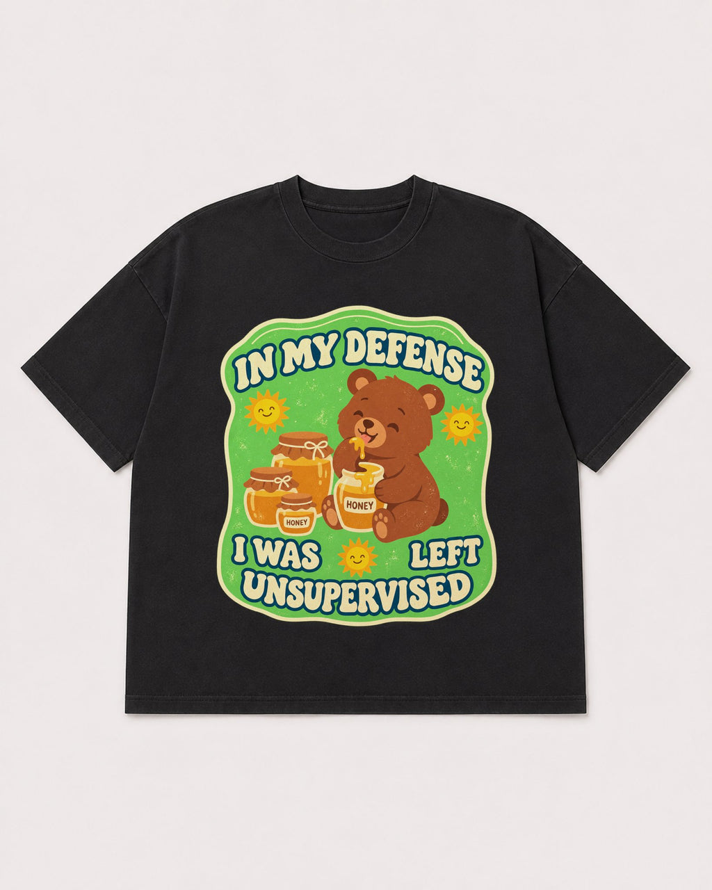 Mockup Boxy Heavyweight Tee Black product