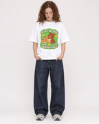Mockup Boxy Heavyweight Tee White female full-body 09