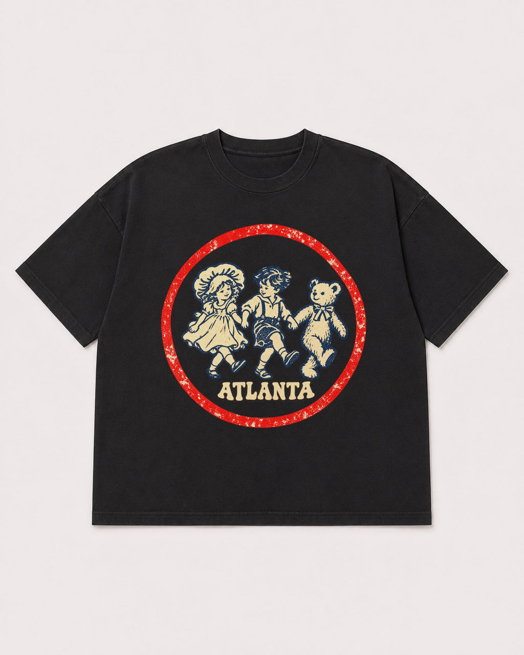 Mockup Boxy Heavyweight Tee Black product