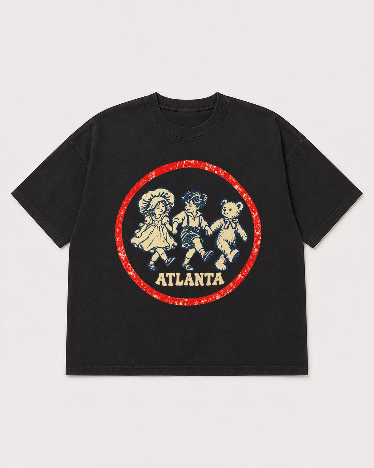 Mockup Boxy Heavyweight Tee Black product