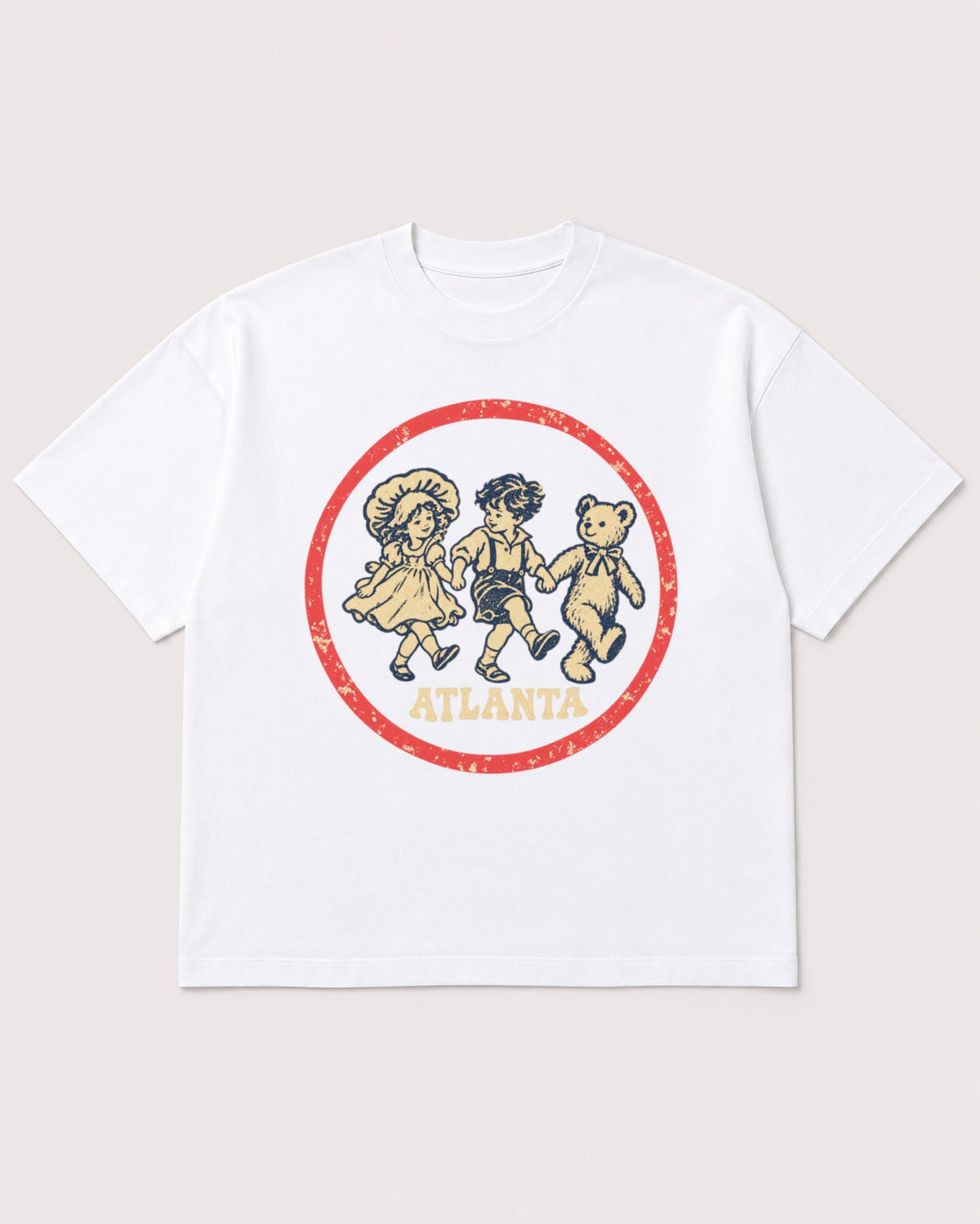 Mockup Boxy Heavyweight Tee White product