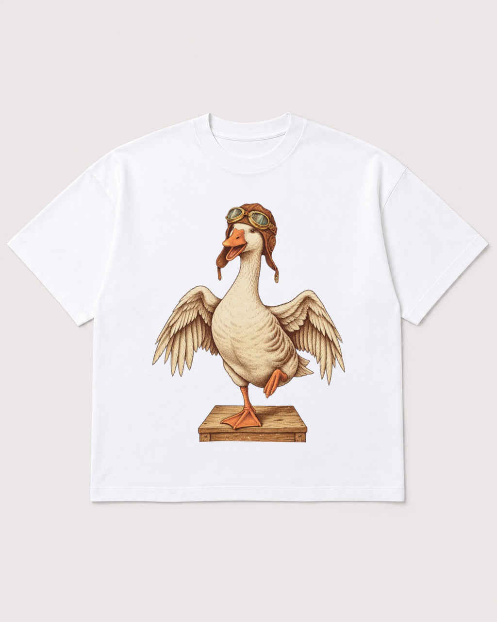 Mockup Boxy Heavyweight Tee White product