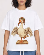 Mockup Boxy Heavyweight Tee White female close-up 26