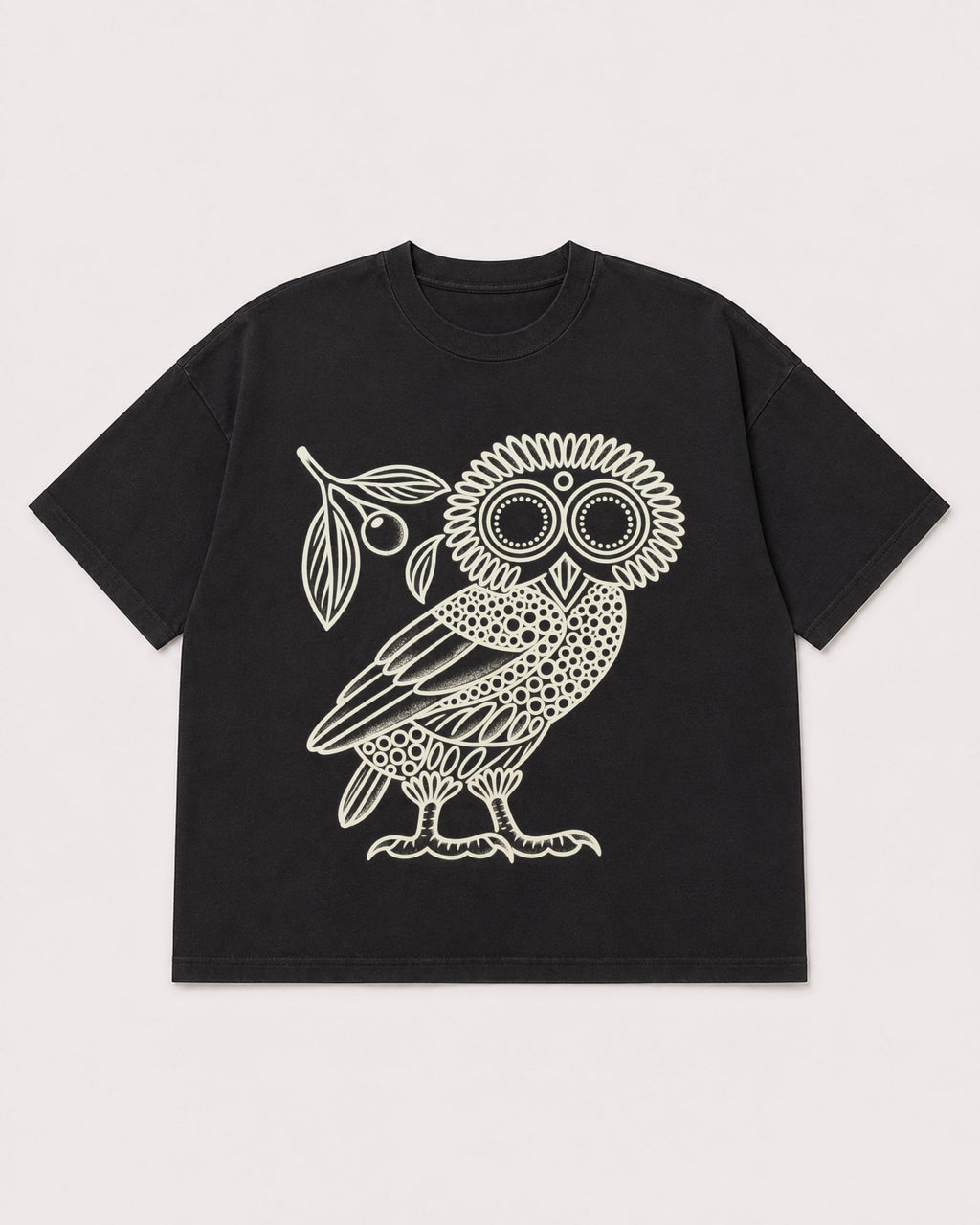 Mockup Boxy Heavyweight Tee Black product