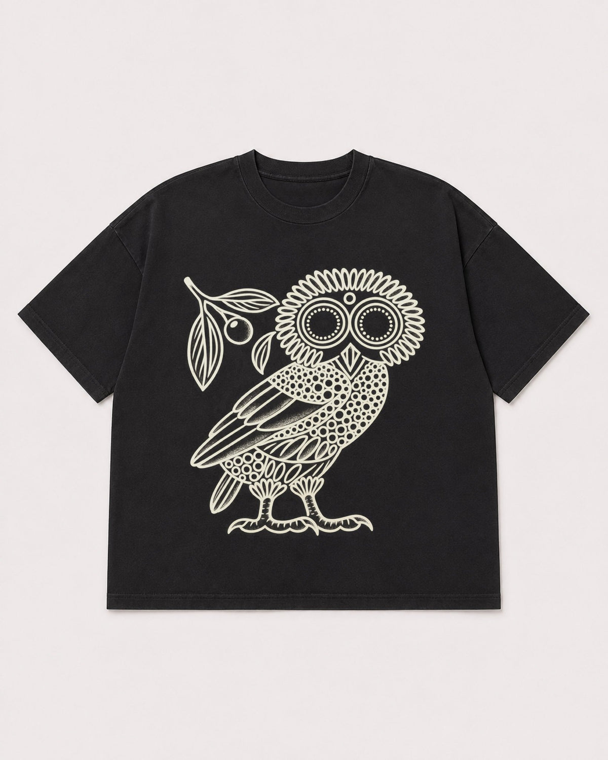 Mockup Boxy Heavyweight Tee Black product