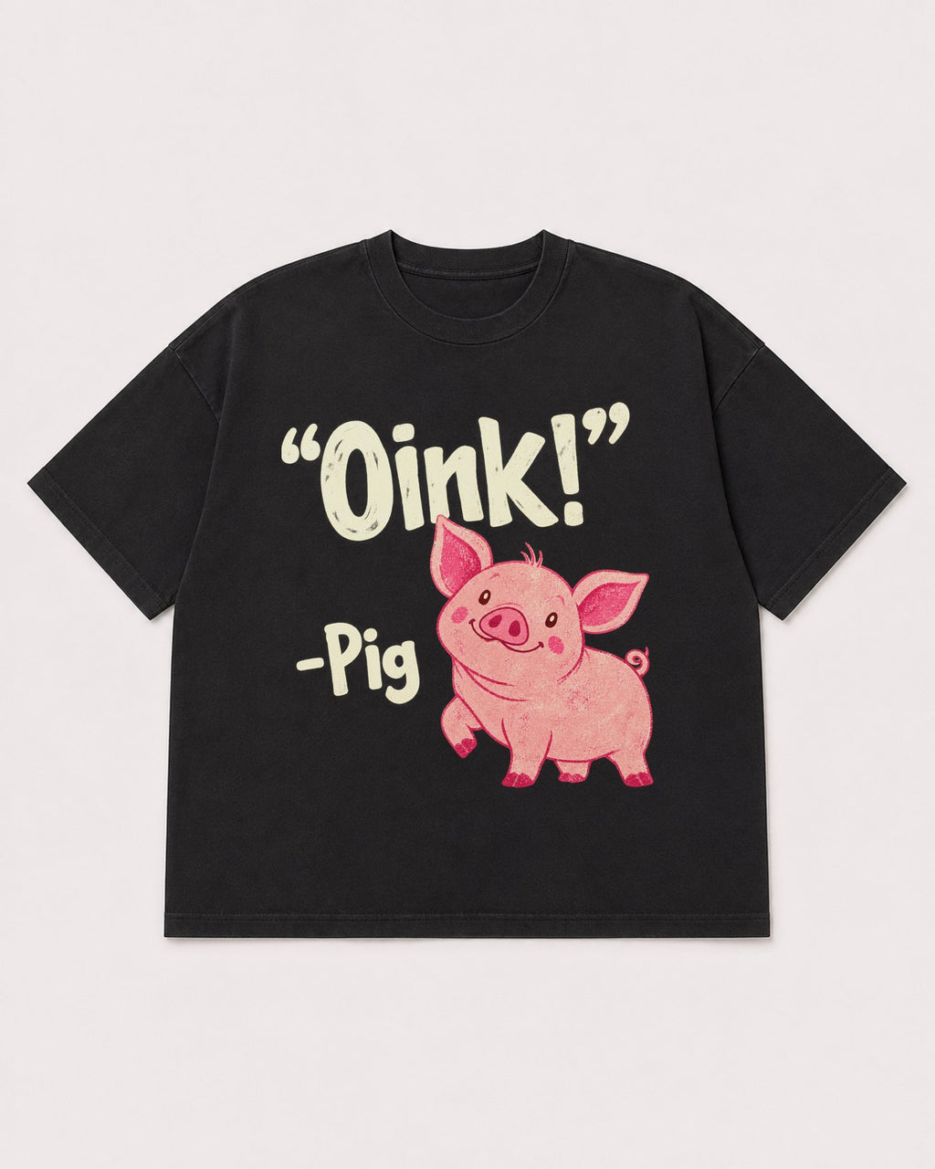 Mockup Boxy Heavyweight Tee Black product