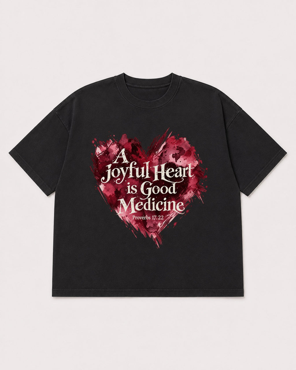 Mockup Boxy Heavyweight Tee Black product