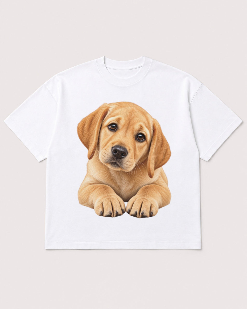 Mockup Boxy Heavyweight Tee White product
