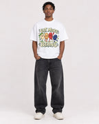 Mockup Boxy Heavyweight Tee White male full-body 05