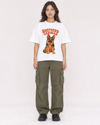 Mockup Boxy Heavyweight Tee White female full-body 02