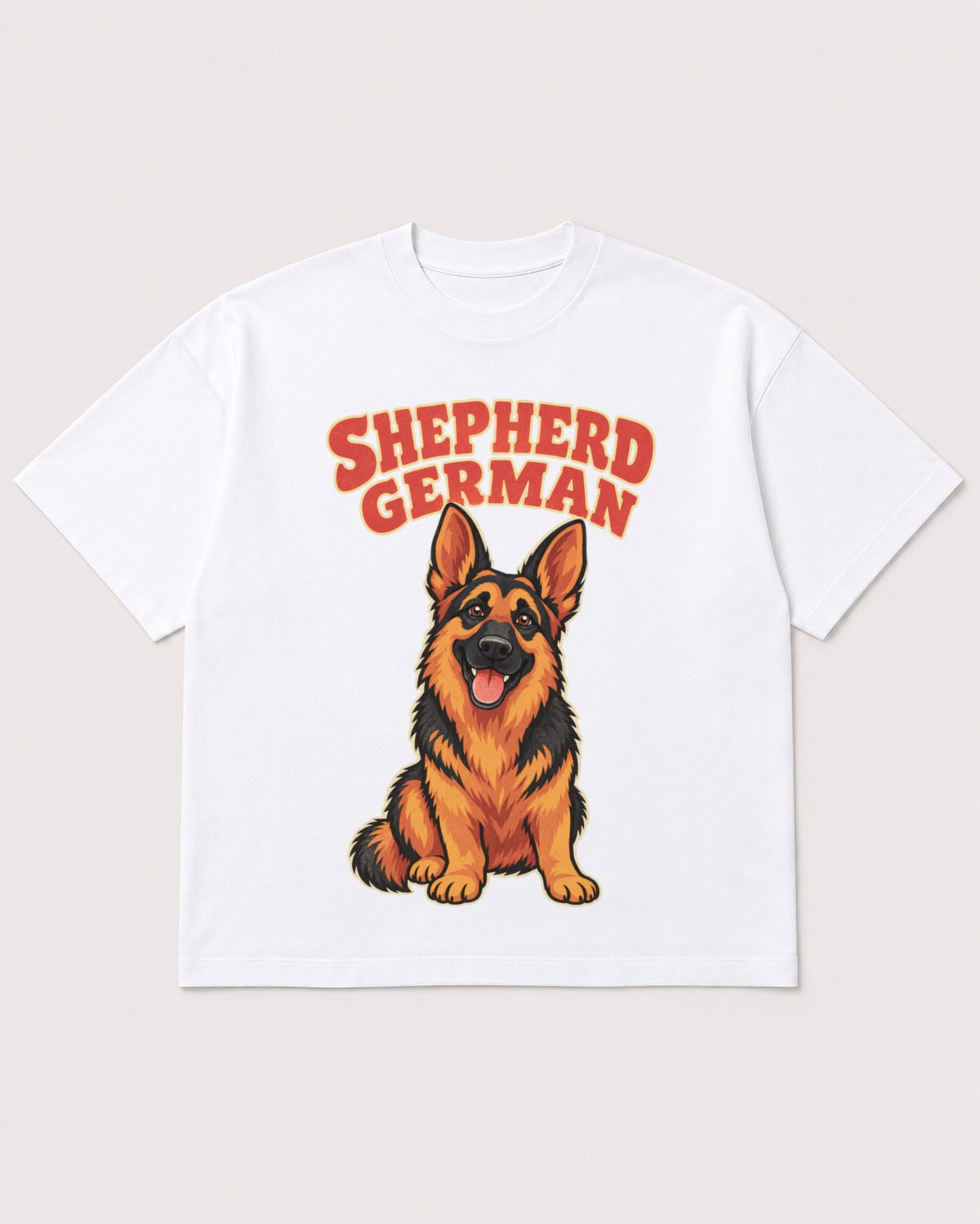 Mockup Boxy Heavyweight Tee White product
