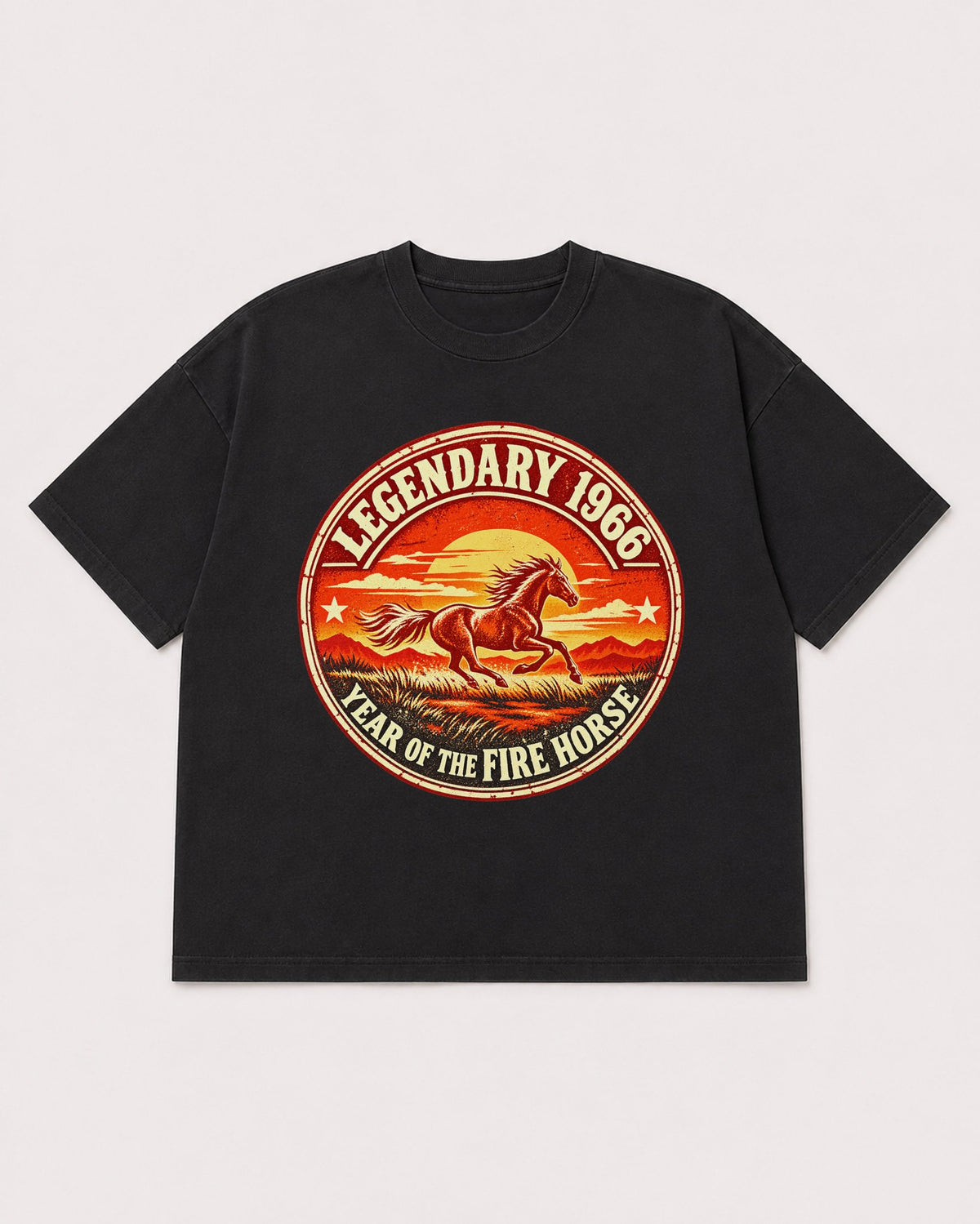 Mockup Boxy Heavyweight Tee Black product
