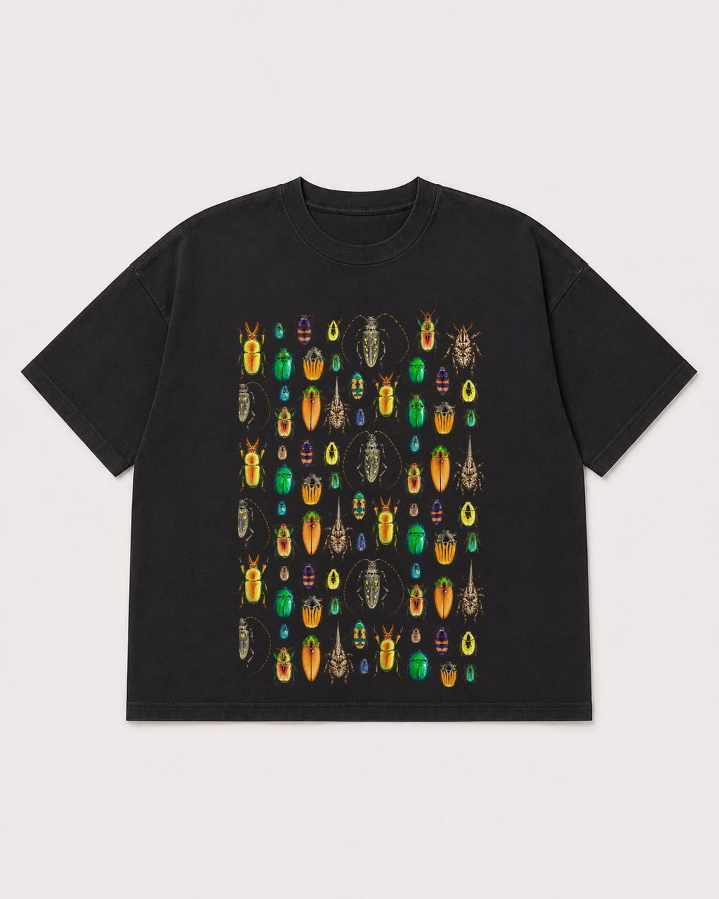 Mockup Boxy Heavyweight Tee Black product