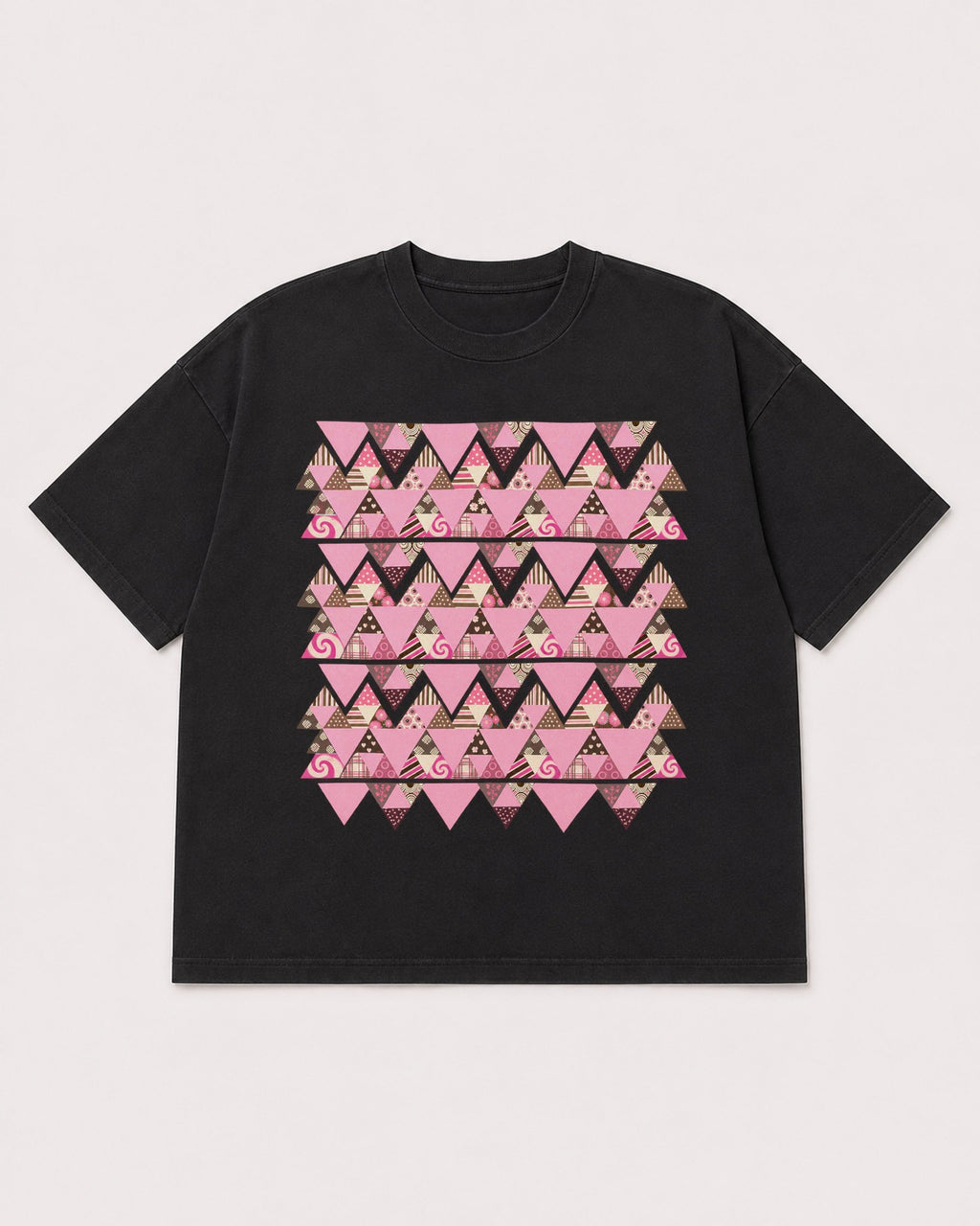Mockup Boxy Heavyweight Tee Black product