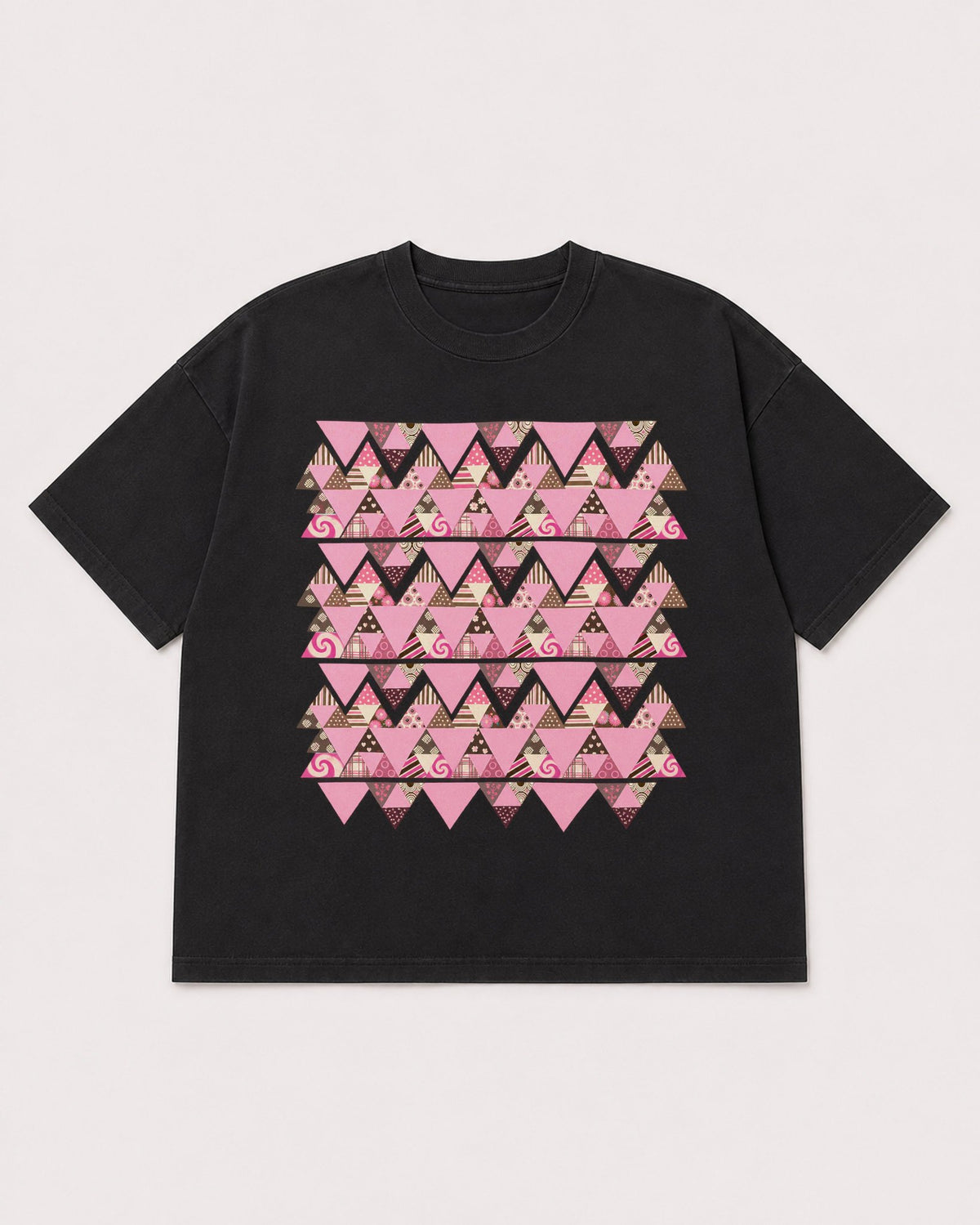 Mockup Boxy Heavyweight Tee Black product
