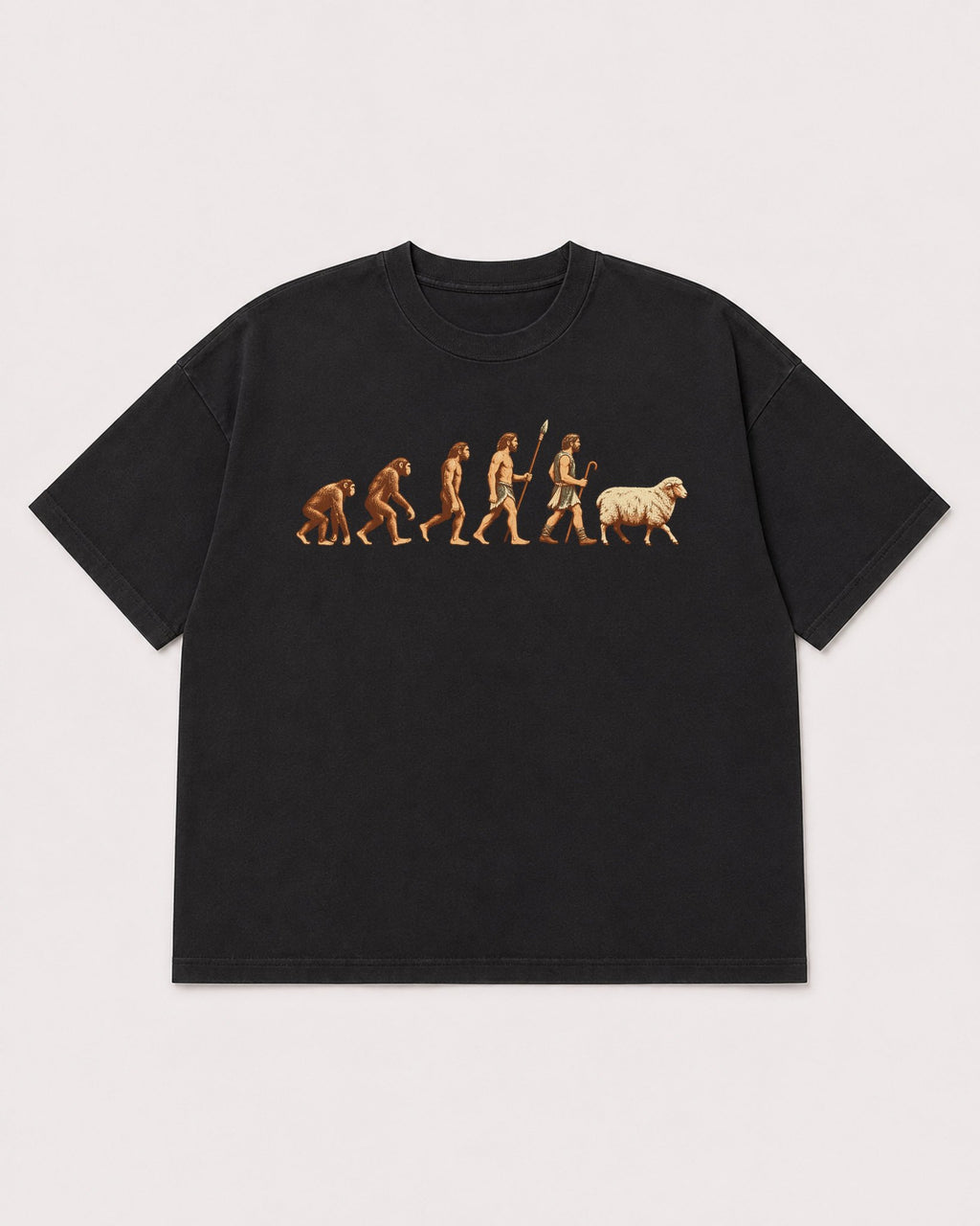Mockup Boxy Heavyweight Tee Black product