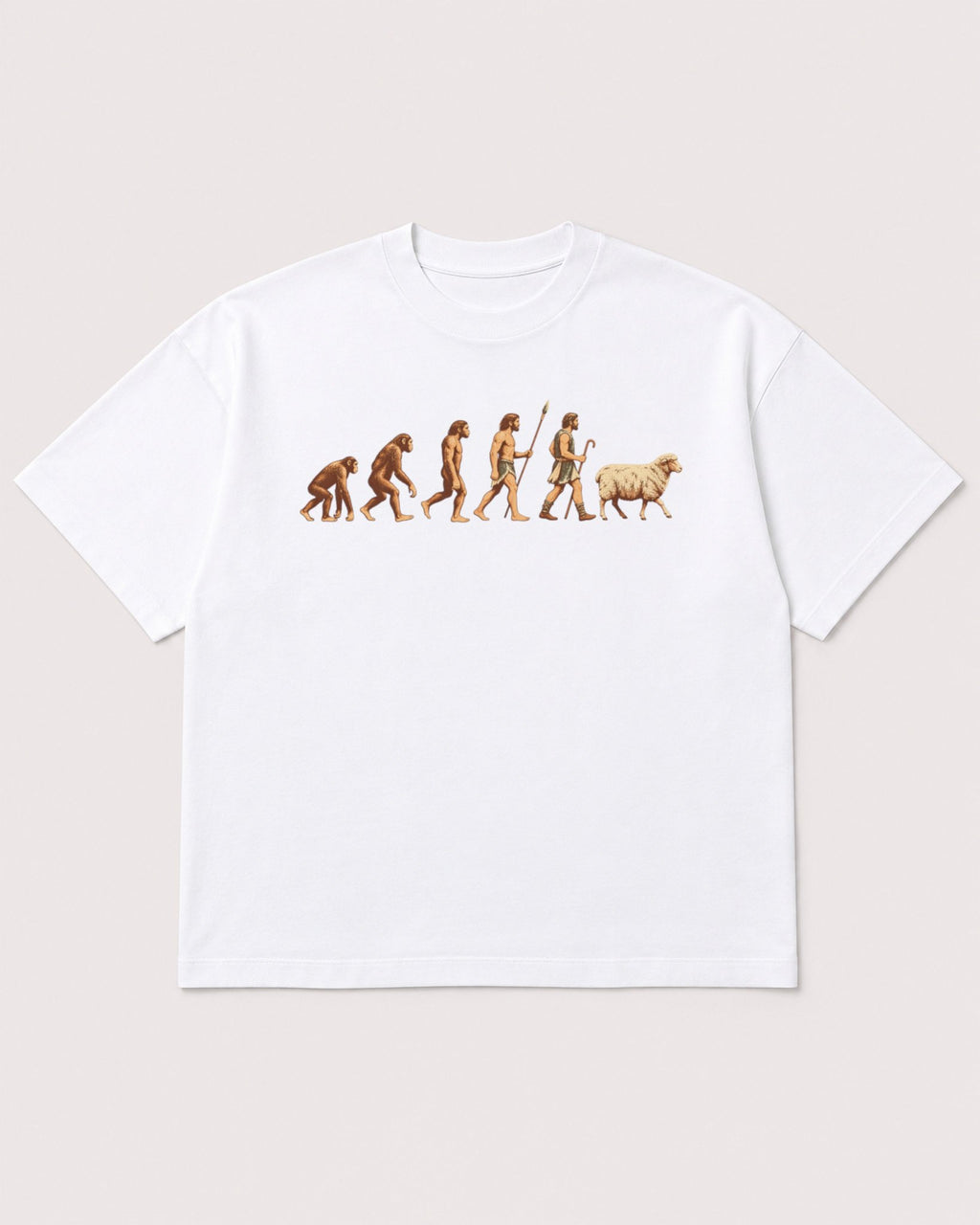 Mockup Boxy Heavyweight Tee White product