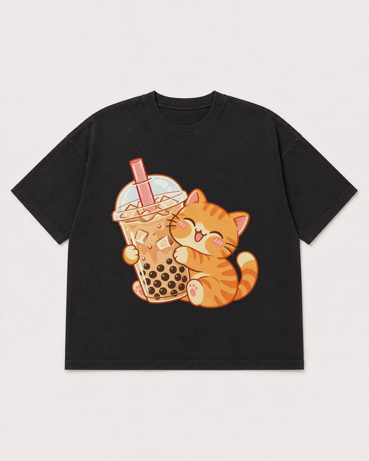 Mockup Boxy Heavyweight Tee Black product