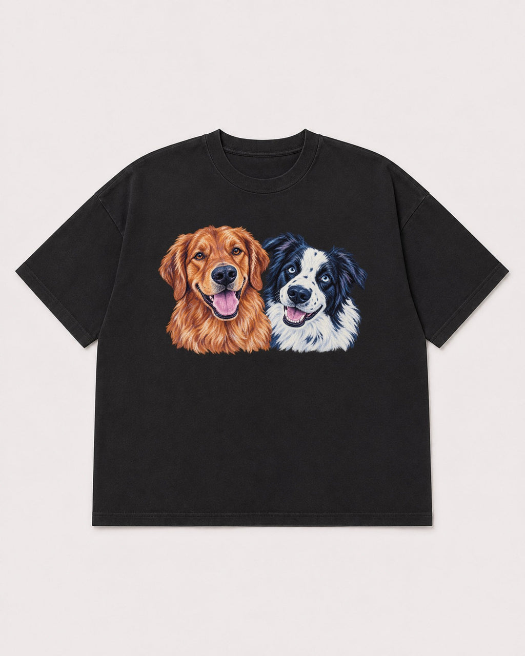 Mockup Boxy Heavyweight Tee Black product