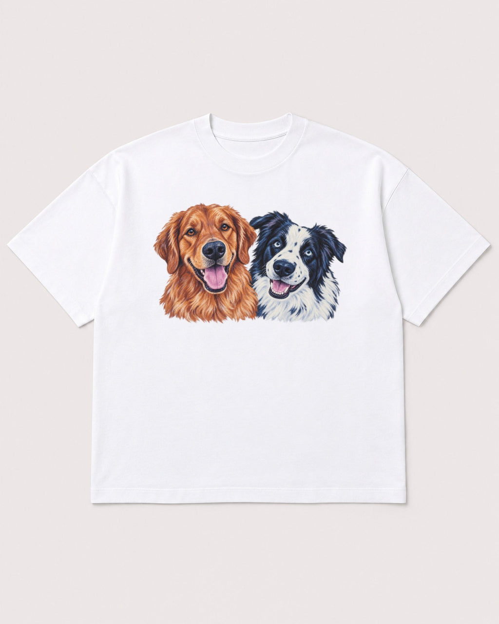 Mockup Boxy Heavyweight Tee White product