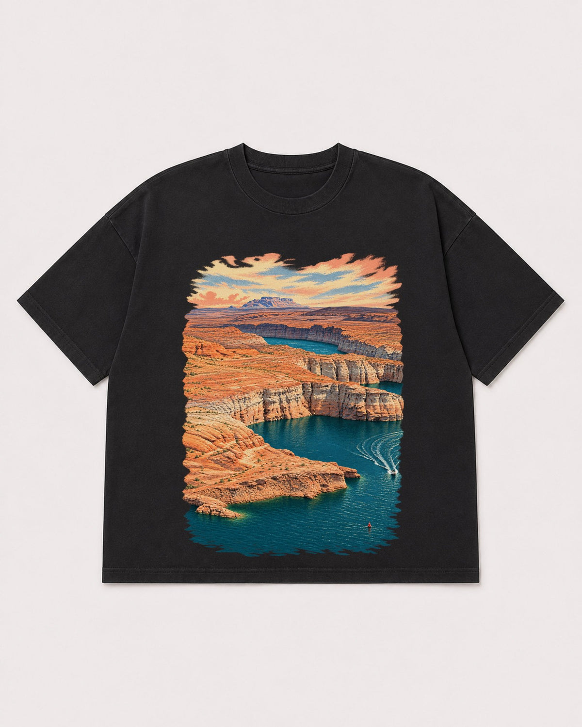 Mockup Boxy Heavyweight Tee Black product
