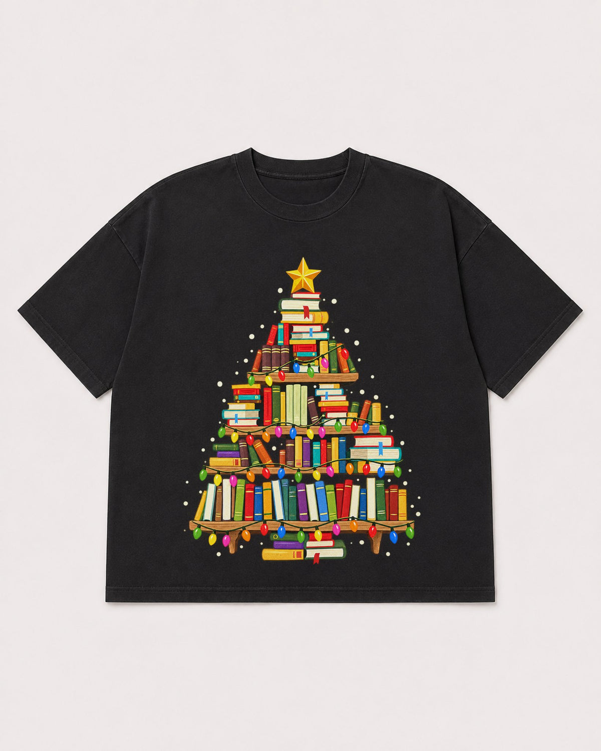 Mockup Boxy Heavyweight Tee Black product