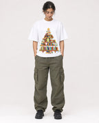 Mockup Boxy Heavyweight Tee White female full-body 17