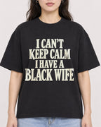 Mockup Boxy Heavyweight Tee Black female close-up 03