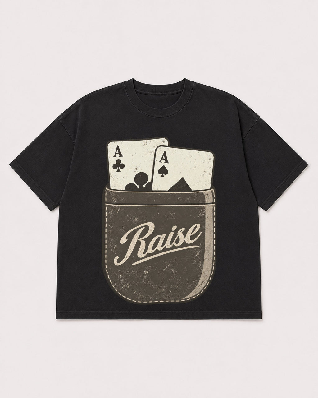 Mockup Boxy Heavyweight Tee Black product