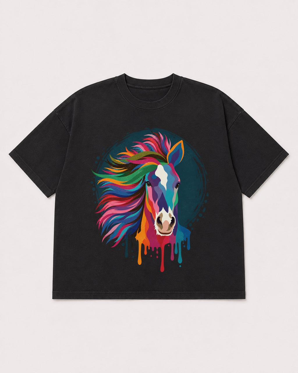 Mockup Boxy Heavyweight Tee Black product
