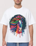 Mockup Boxy Heavyweight Tee White male close-up 08