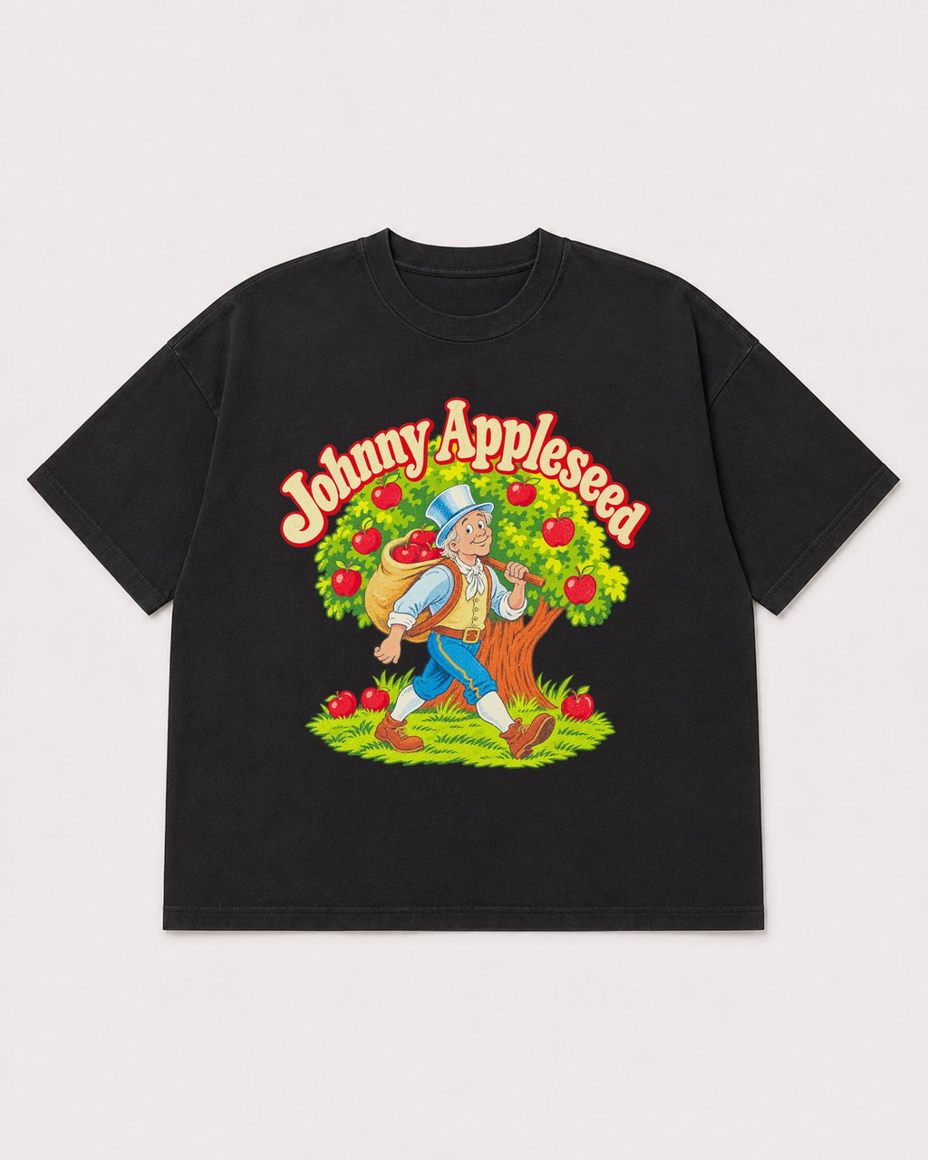 Mockup Boxy Heavyweight Tee Black product