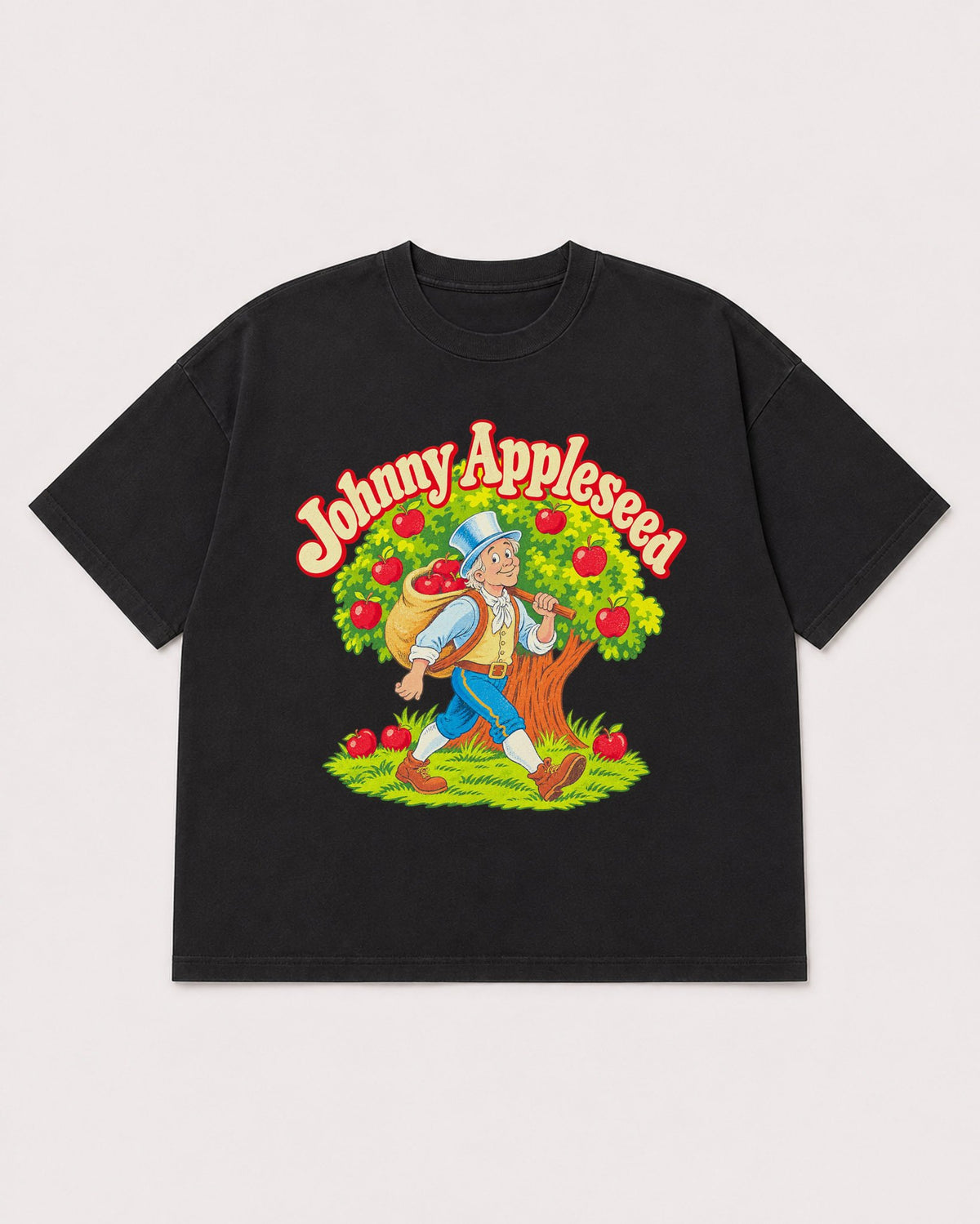 Mockup Boxy Heavyweight Tee Black product