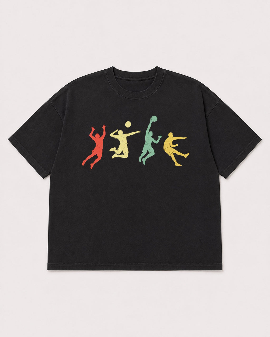 Mockup Boxy Heavyweight Tee Black product