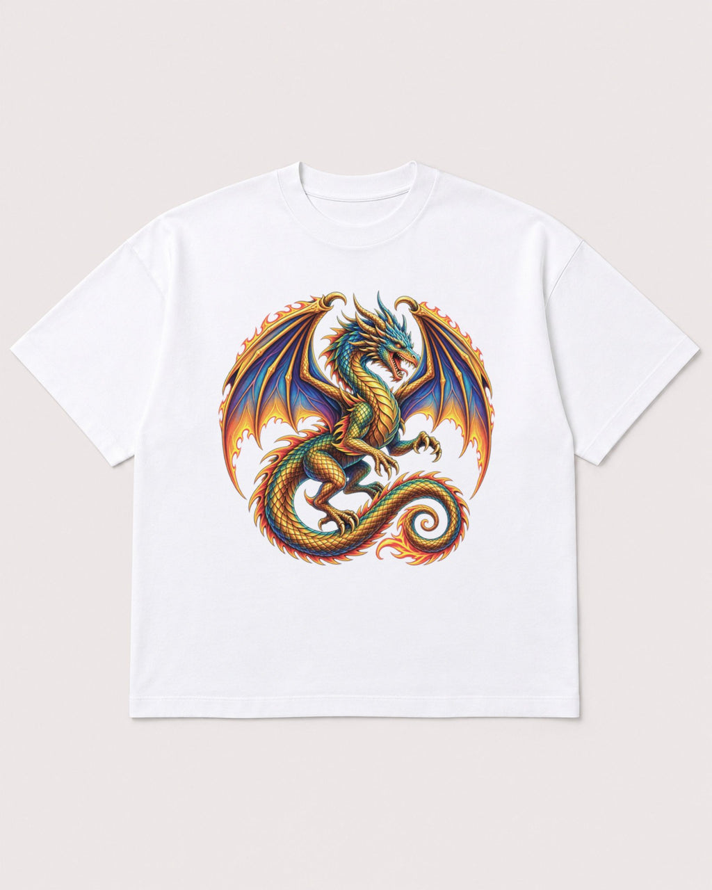 Mockup Boxy Heavyweight Tee White product