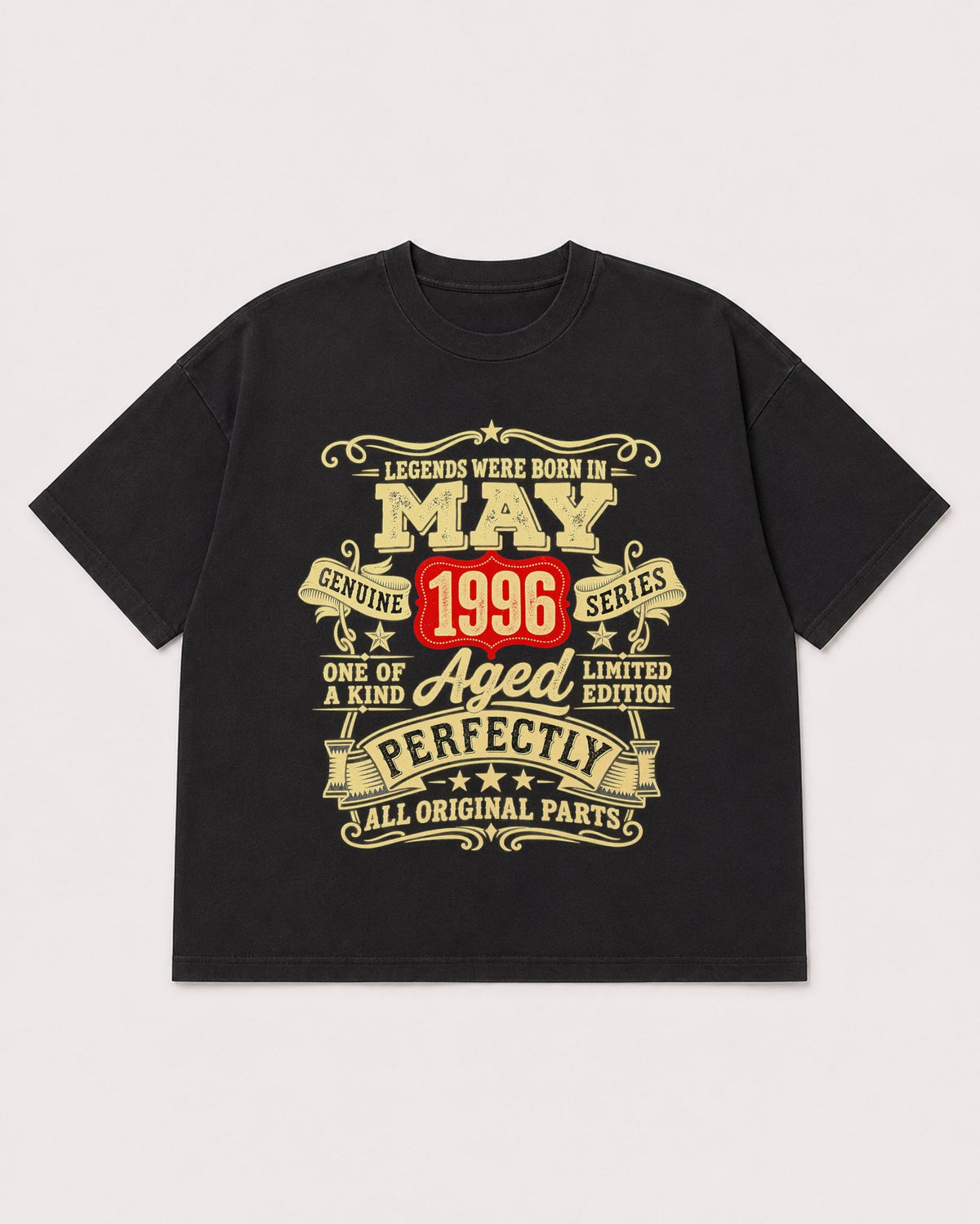 Mockup Boxy Heavyweight Tee Black product
