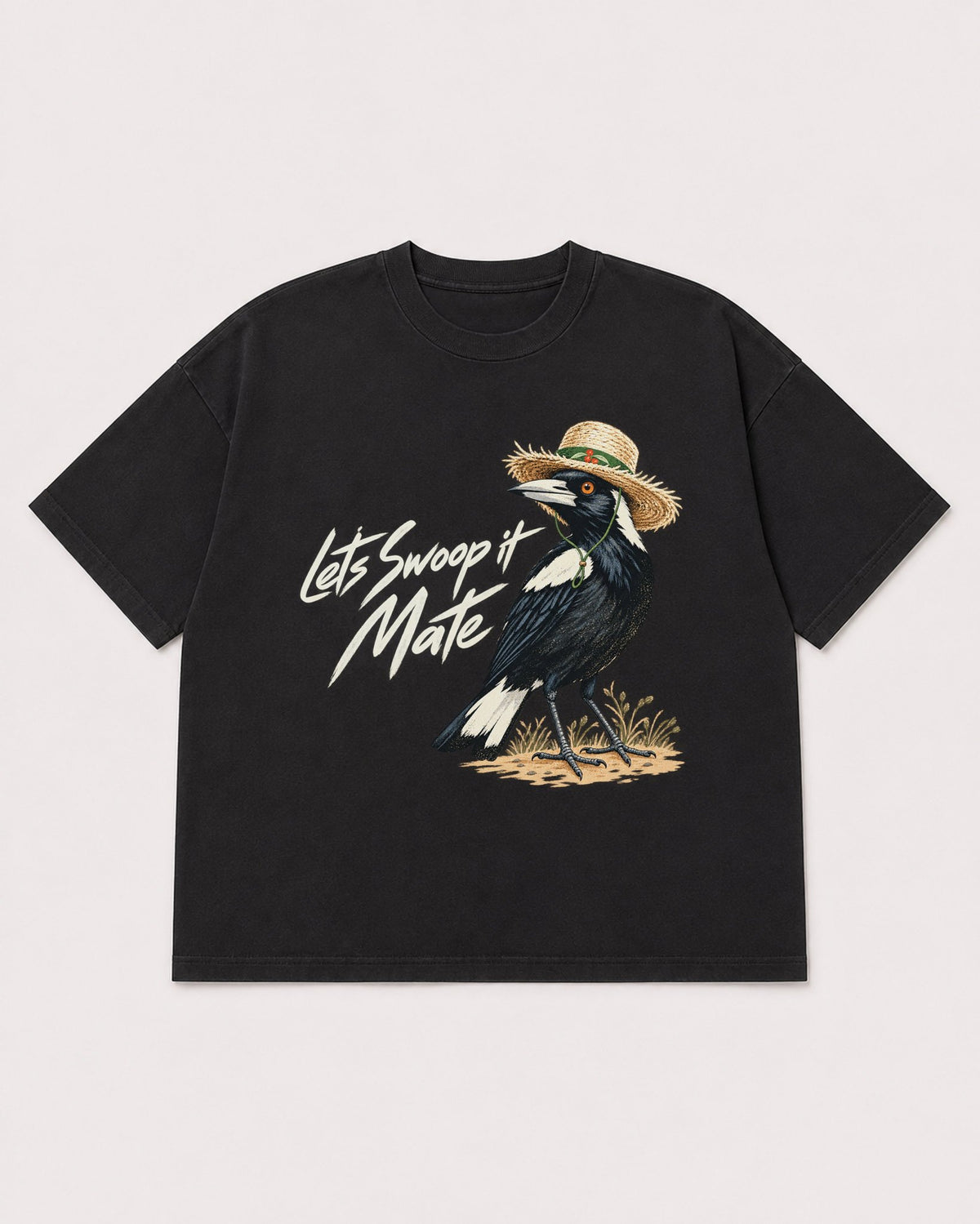 Mockup Boxy Heavyweight Tee Black product