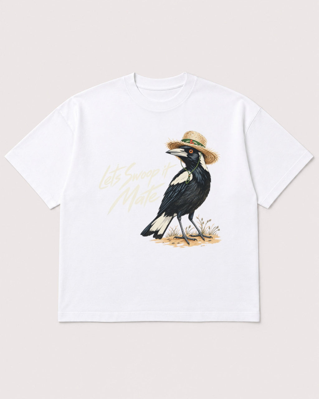 Mockup Boxy Heavyweight Tee White product