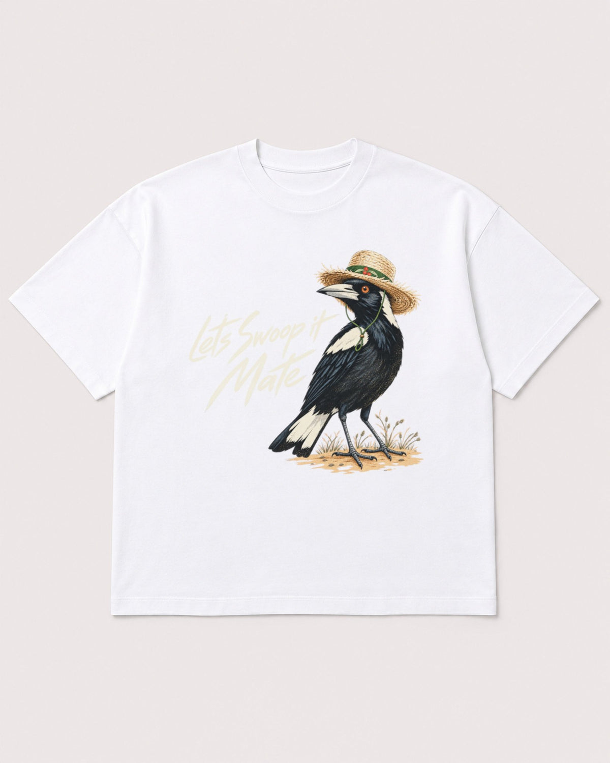 Mockup Boxy Heavyweight Tee White product