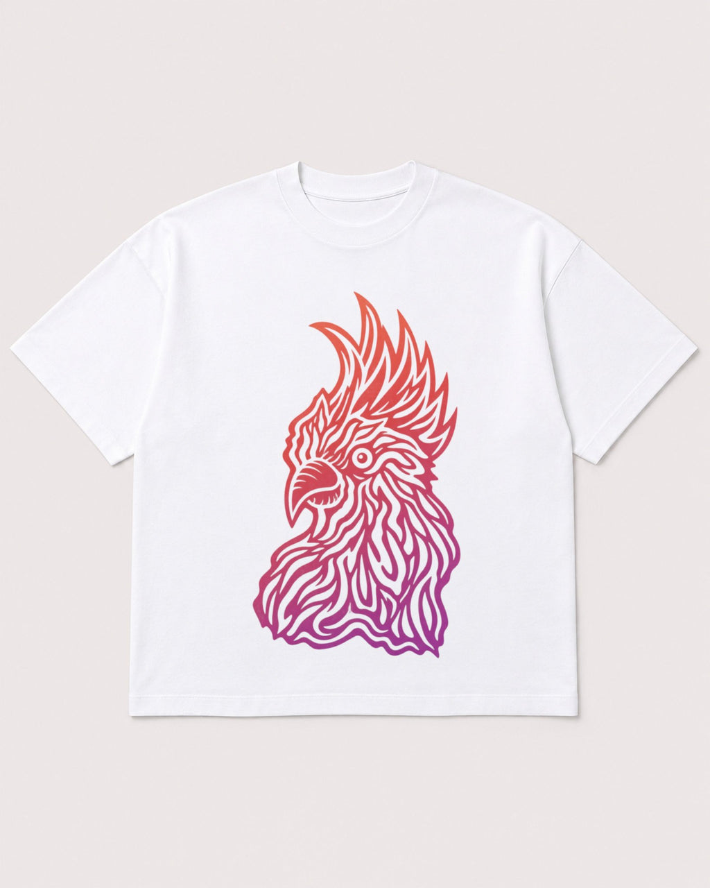 Mockup Boxy Heavyweight Tee White product