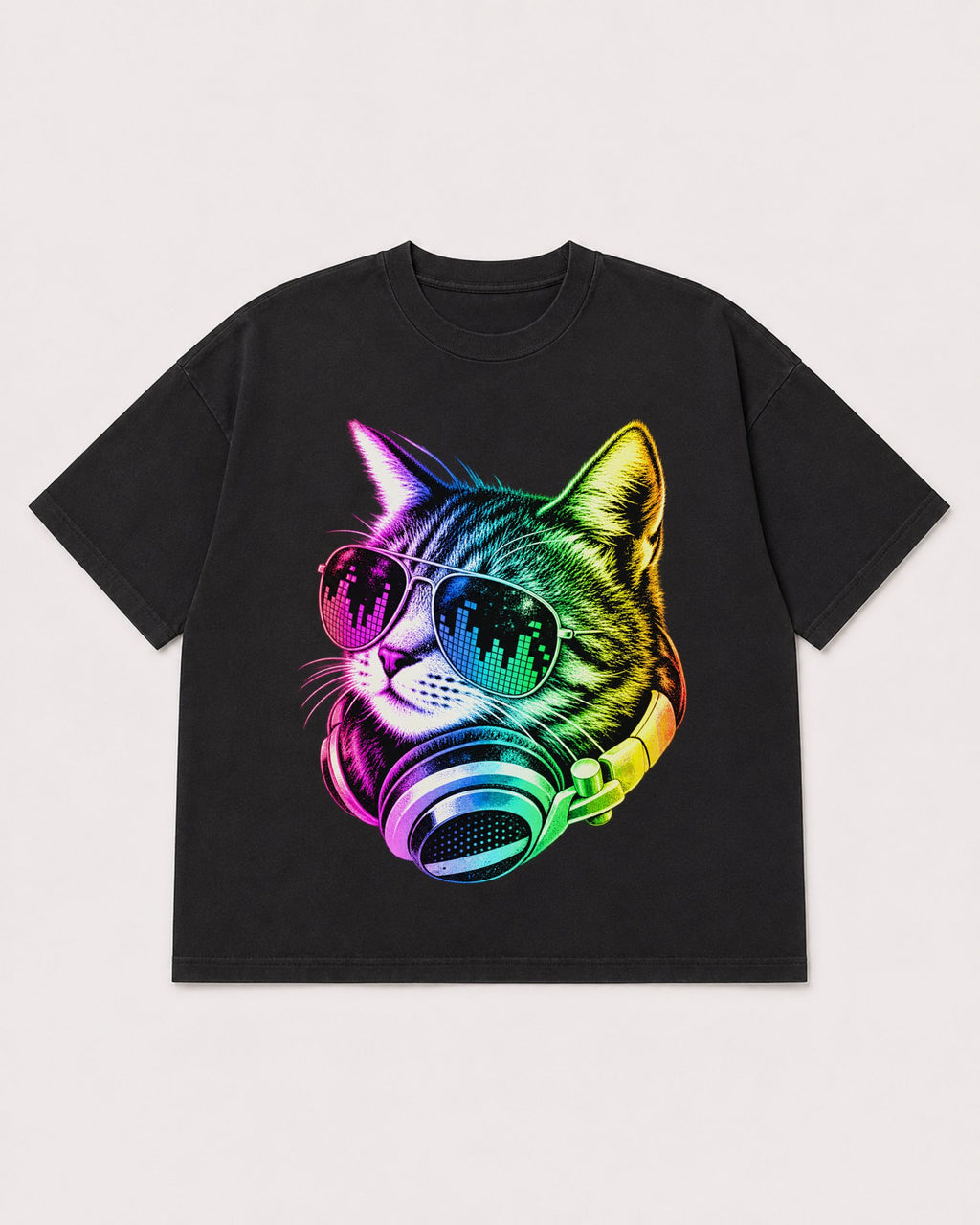 Mockup Boxy Heavyweight Tee Black product
