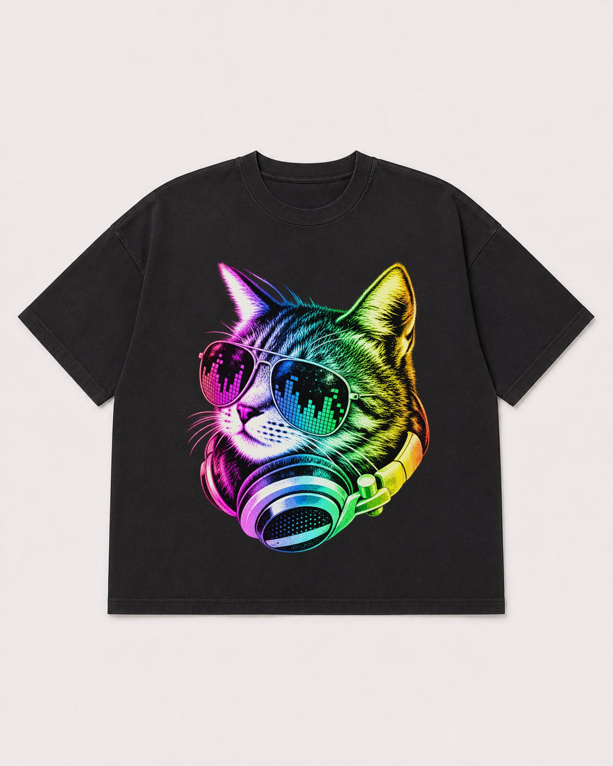 Mockup Boxy Heavyweight Tee Black product